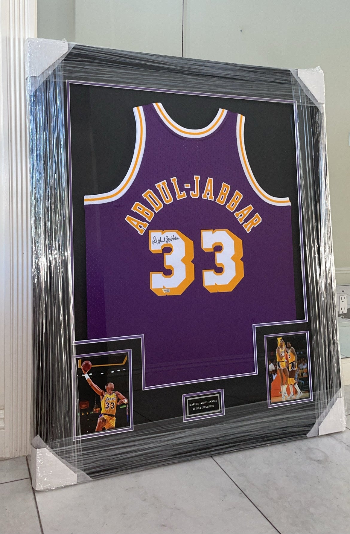 Kareem Abdul-Jabbar Autographed Framed Lakers Jersey – Fanatics Authenticated
