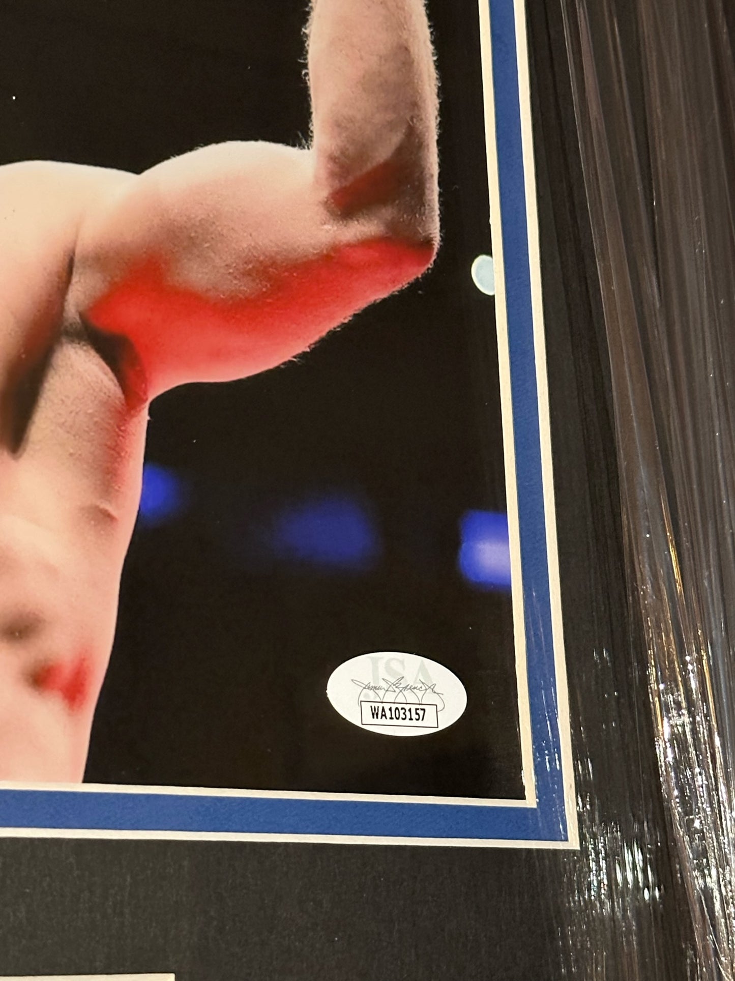 Georges St-Pierre Autographed Framed Photo Authenticated by JSA