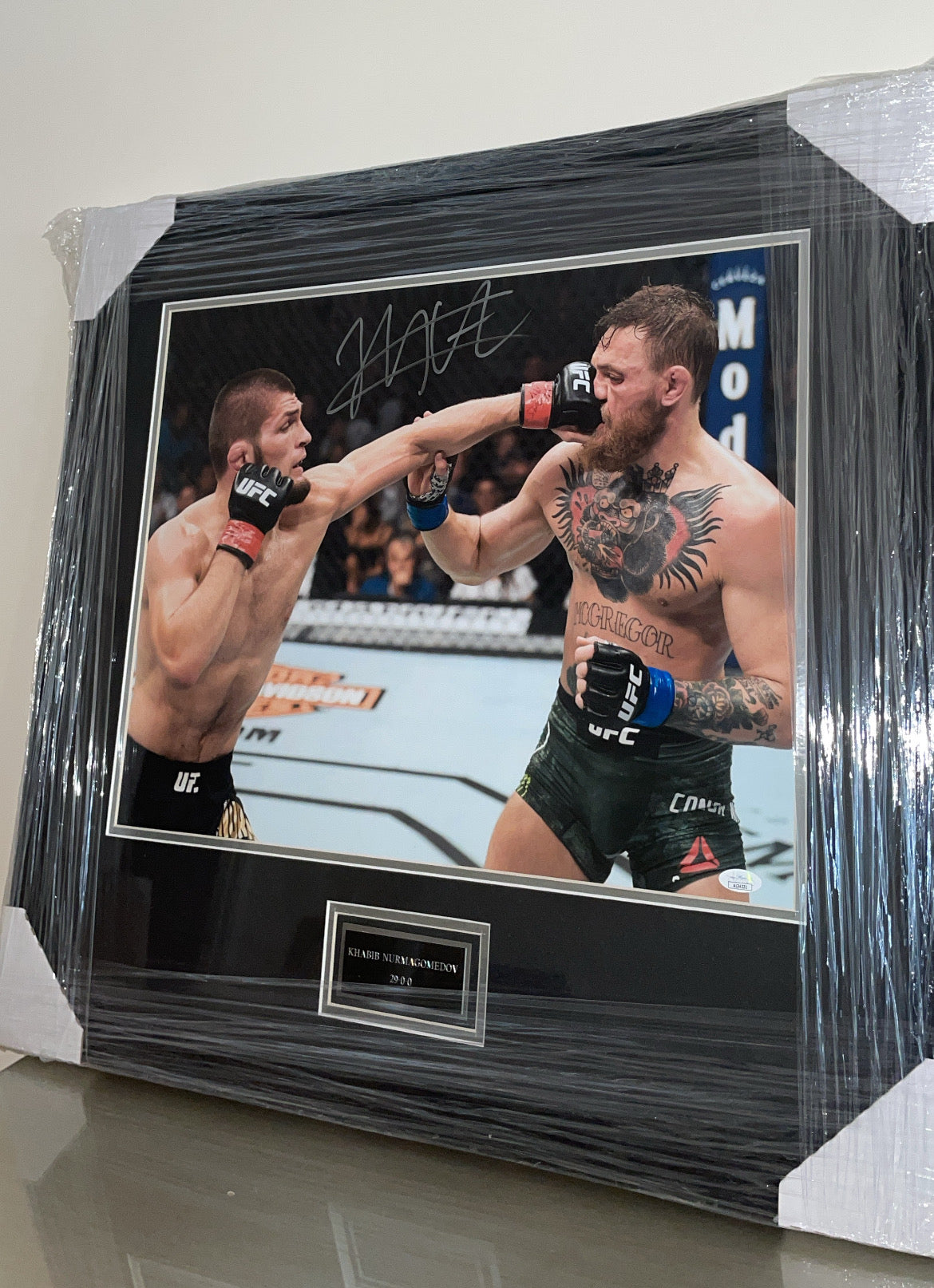 Khabib Nurmagomedov Autographed Framed UFC Photo – JSA Authenticated
