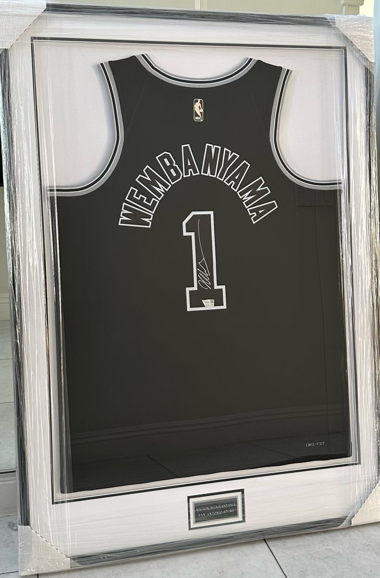 Victor Wembanyama Autographed San Antonio Spurs Jersey Authenticated by FANATICS